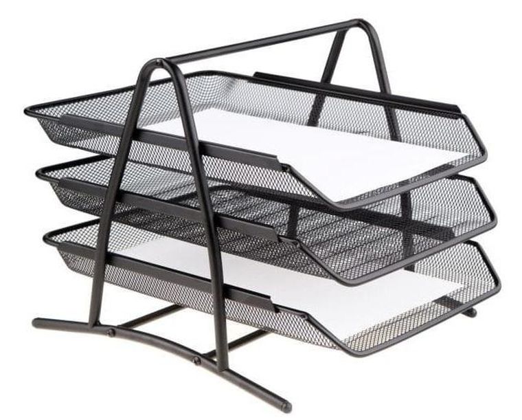 Net, półka na dokumenty, czarna