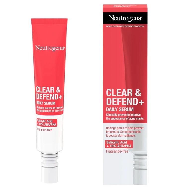 Neutrogena, Clear & Defend+, serum na niedoskonałości, 30 ml