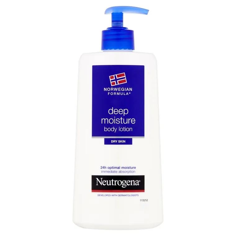 Neutrogena, Deep Moisture, głęboko nawilżająca emulsja do ciała, 400 ml