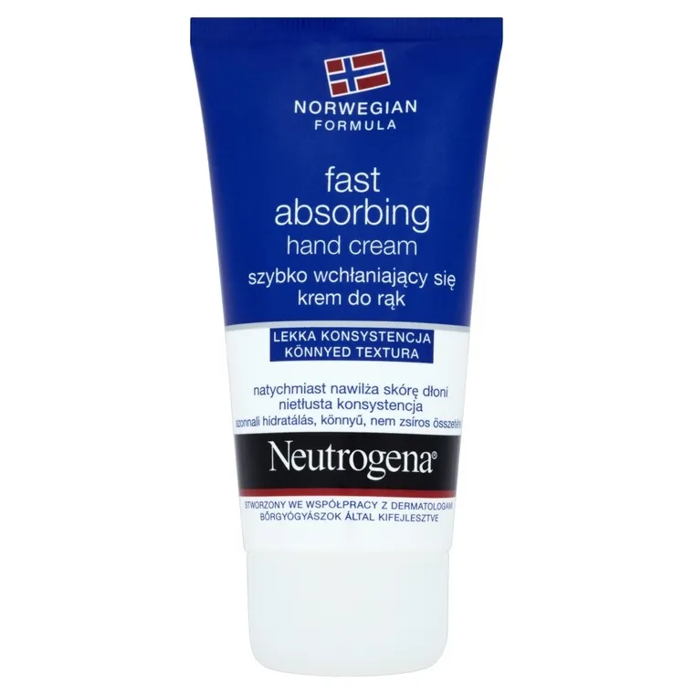 Neutrogena, Formuła Norweska, szybko wchłaniający się krem do rąk, 75 ml
