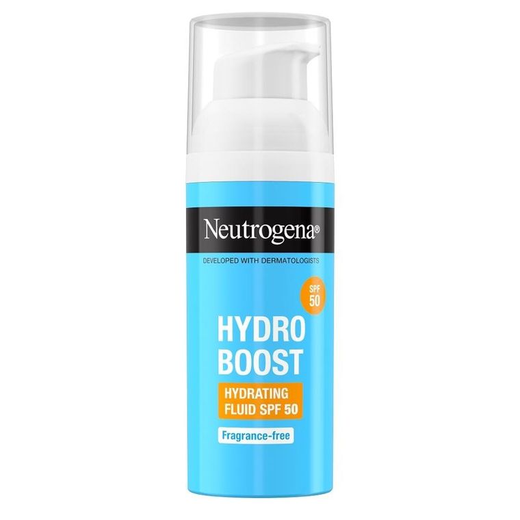 Neutrogena, Hydro Boost, nawadniający fluid do twarzy SPF50, 50 ml