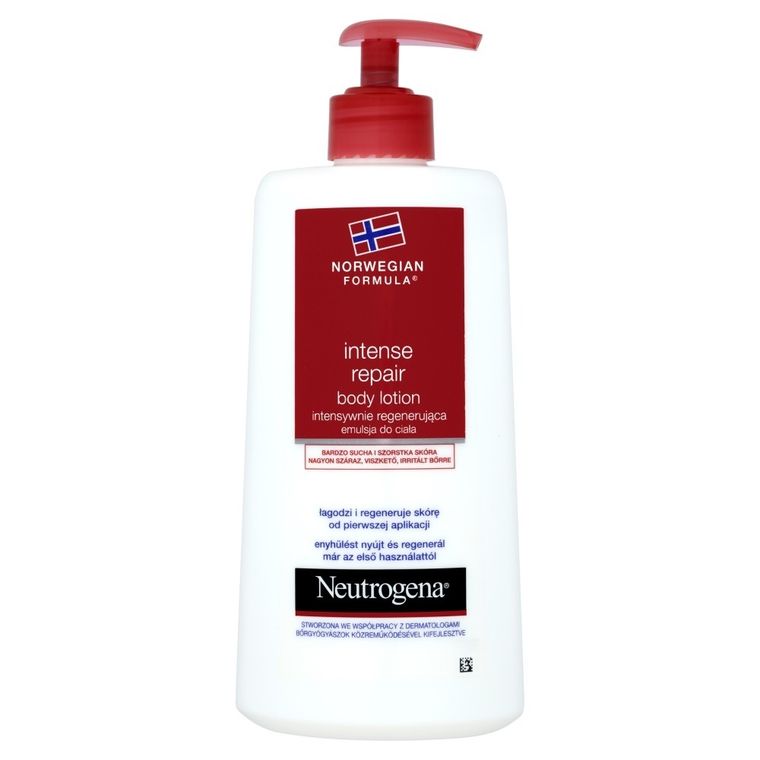 Neutrogena, Intense Repair, intensywnie regenerująca emulsja do ciała, 400 ml