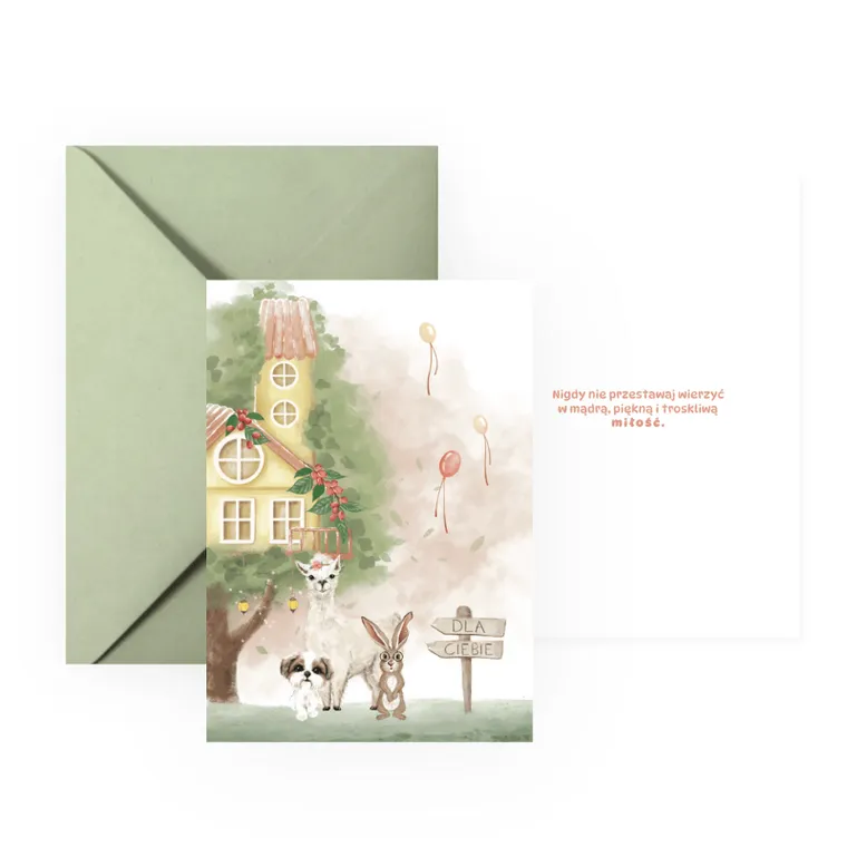 Neverending Store Anna Załęcka, karnet okolicznościowy Dla Ciebie