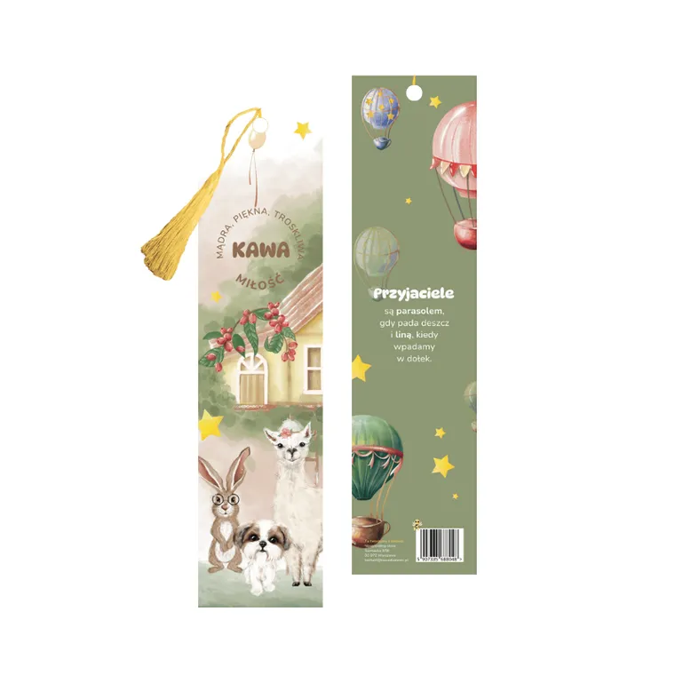 Neverending Store, zakładka do książki, zielona