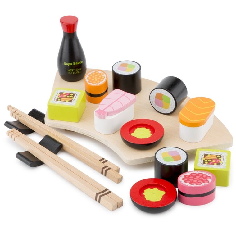 New Classic Toys, drewniany zestaw do sushi