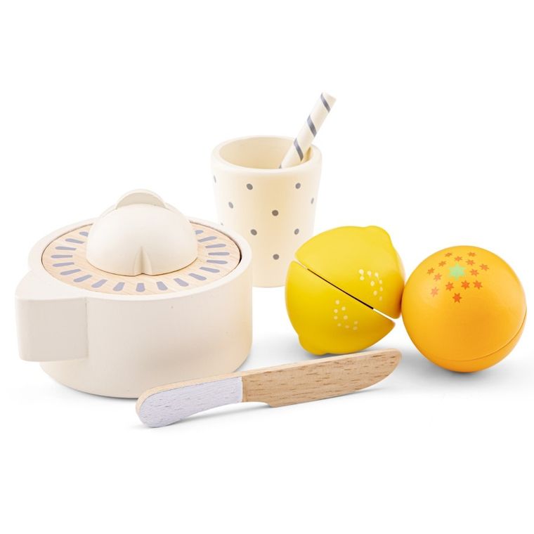 New Classic Toys, drewniany zestaw do wyciskania cytrusów