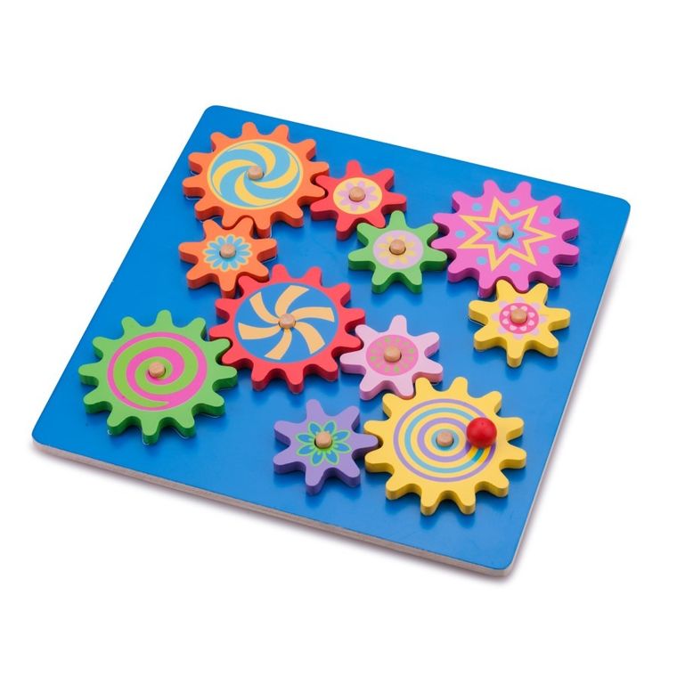 New Classic Toys, Puzzle koła zębate, zabawka edukacyjna