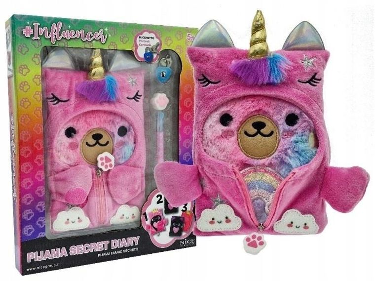 Nice Group, Influencer, pamiętnik, jasnoróżowy