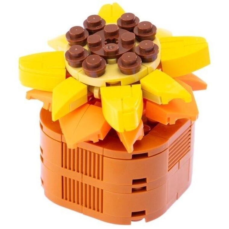 Nice Group, Mini Kwiaty, klocki konstrukcyjne, Rozchodnik, 136 elementów