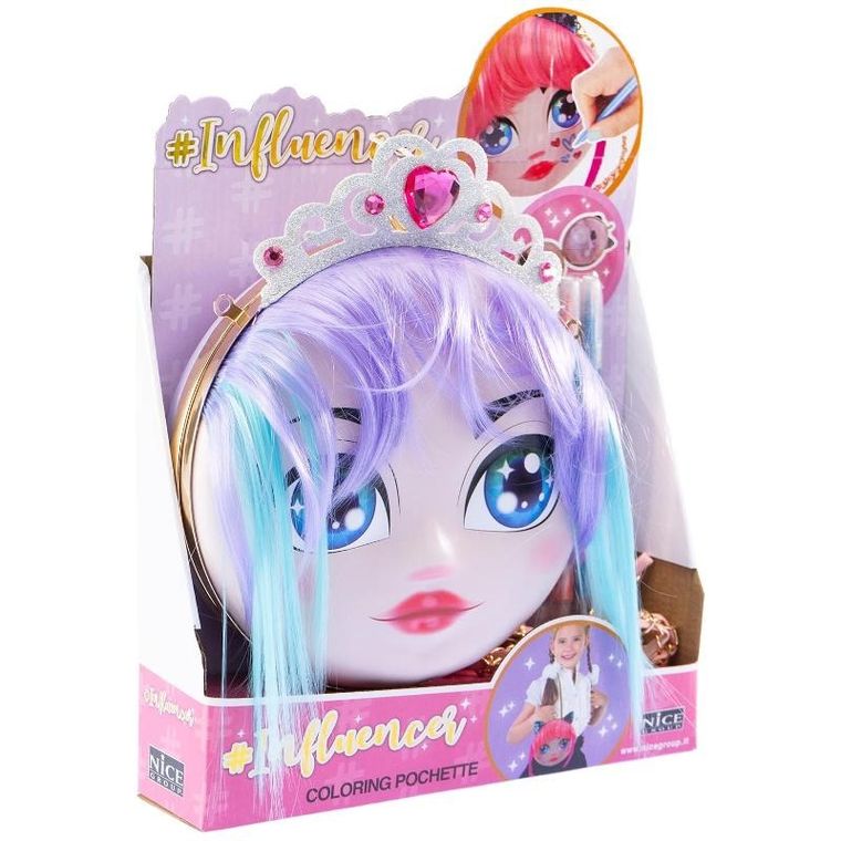 Nice Group, torebka na ramię, fioletowa