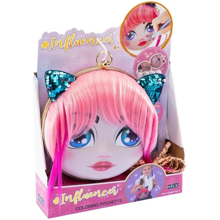 Nice Group, torebka na ramię, różowa