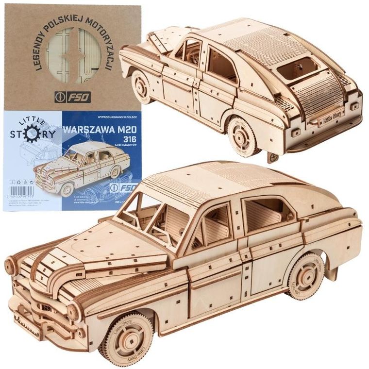 Nice Idea, Little Story, FSO, Warszawa, puzzle drewniane 3D