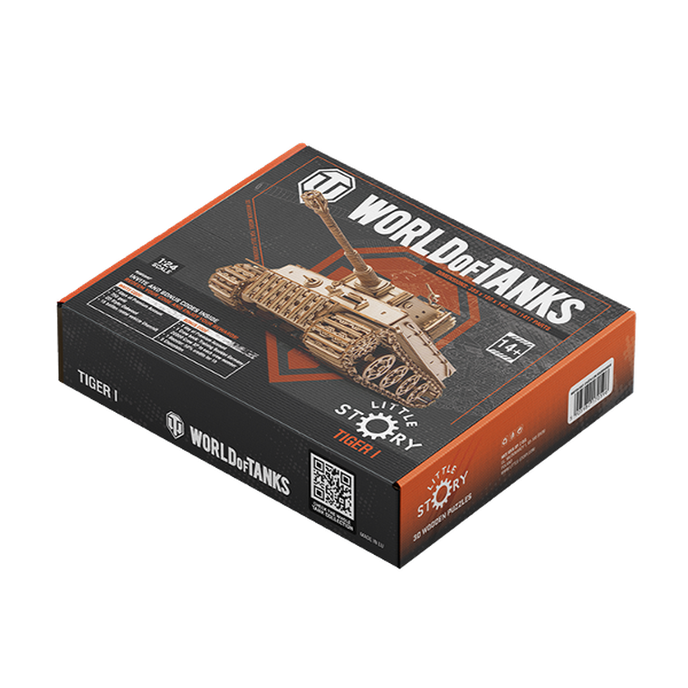 Nice Idea, World of Tanks, Czołg Tiger M1, drewniany model do składania
