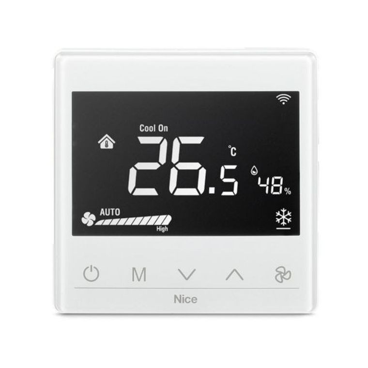 Nice, termostat do sterowania temperaturą, Fan2-Control, biały