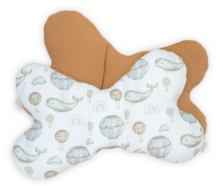 Nicol, Wieloryby, poduszka antywstrząsowa, motylek, karmelowa