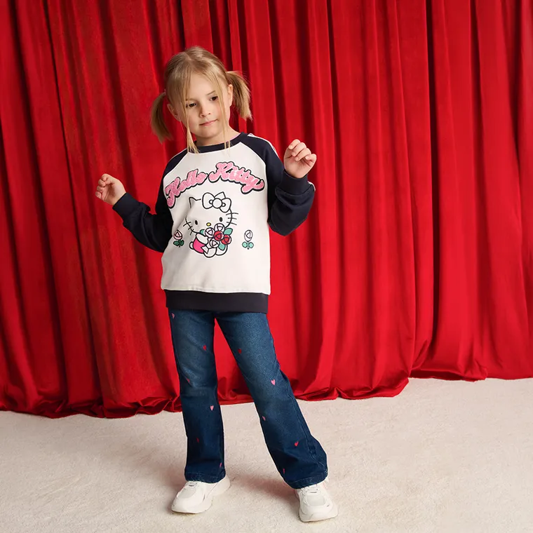 Niebieskie jegginsy o kroju flare Cool Club