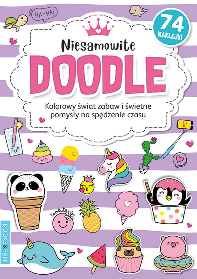 Niesamowite Doodle. Kolorowanka