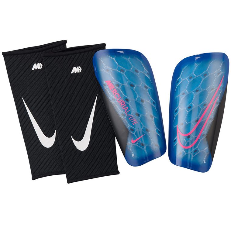 Nike, nagolenniki piłkarskie, Mercurial Lite DN3611-458, rozmiar M