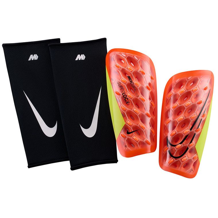 Nike, nagolenniki piłkarskie, Mercurial Lite Super Lock DN3609-830, rozmiar M