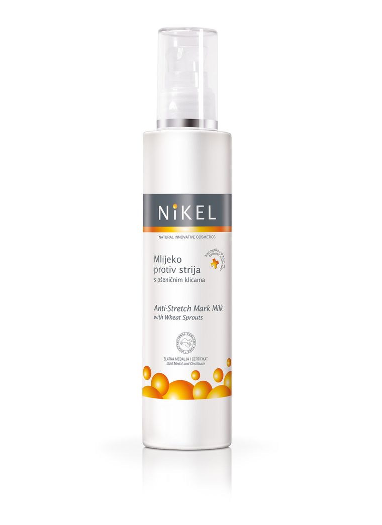 Nikel, Mleczko do ciała przeciw rozstępom z wyciągiem z kiełków pszenicy, 200 ml
