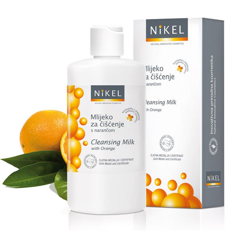 Nikel, Mleczko do demakijażu z pomarańczą, 200 ml