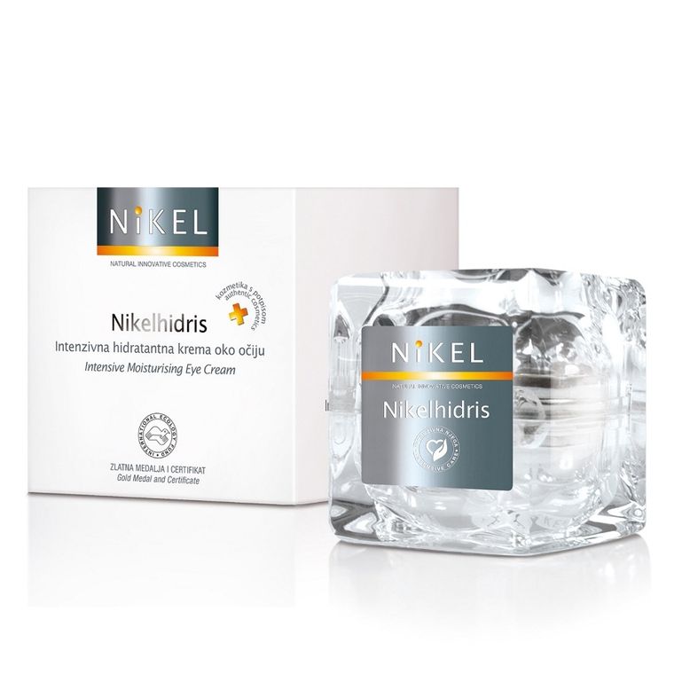 Nikel, Nawilżający krem pod oczy z pomarańczą i kwiatem immortelle, 15 ml