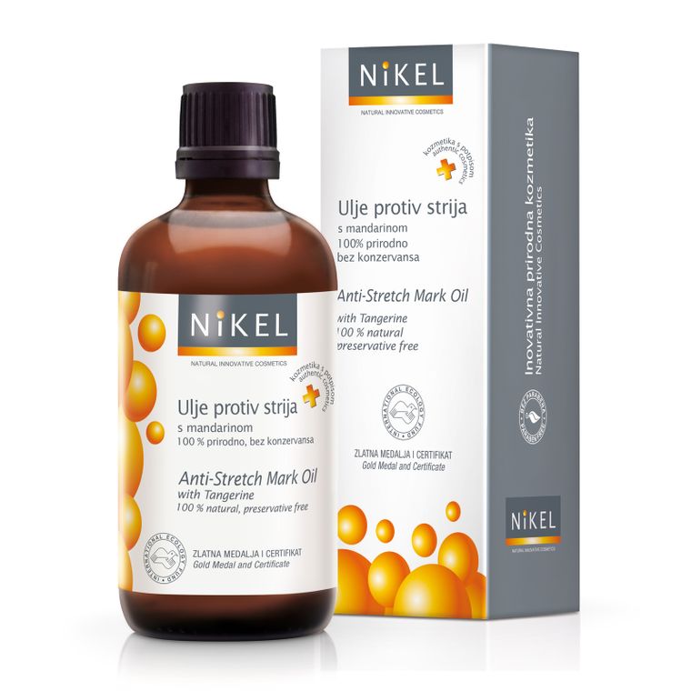 Nikel, Olejek na rozstępy z wyciągiem z mandarynki, 100 ml