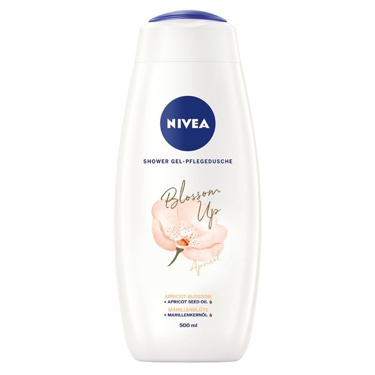 Nivea, Care & Apricot, żel pod prysznic, 500 ml