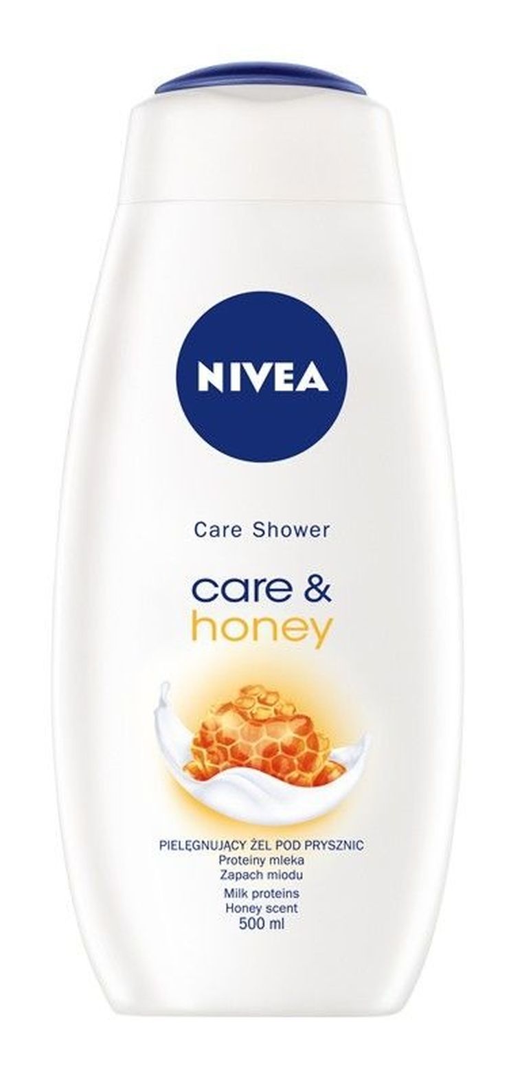 Nivea, Care Shower, żel pod prysznic, Care & Honey, 500 ml
