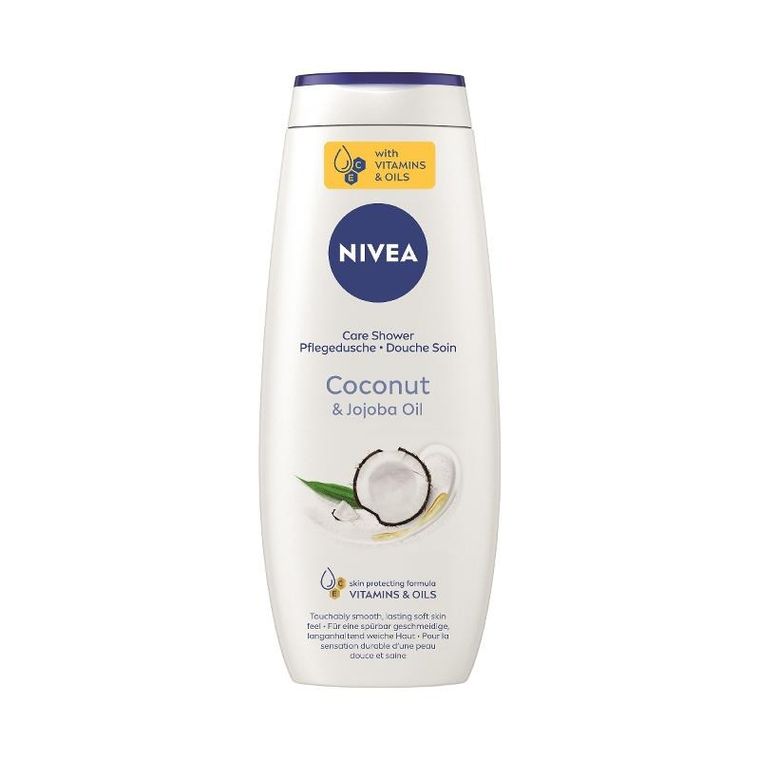 Nivea, Care Shower, żel pod prysznic, Crem Coconut, 500 ml