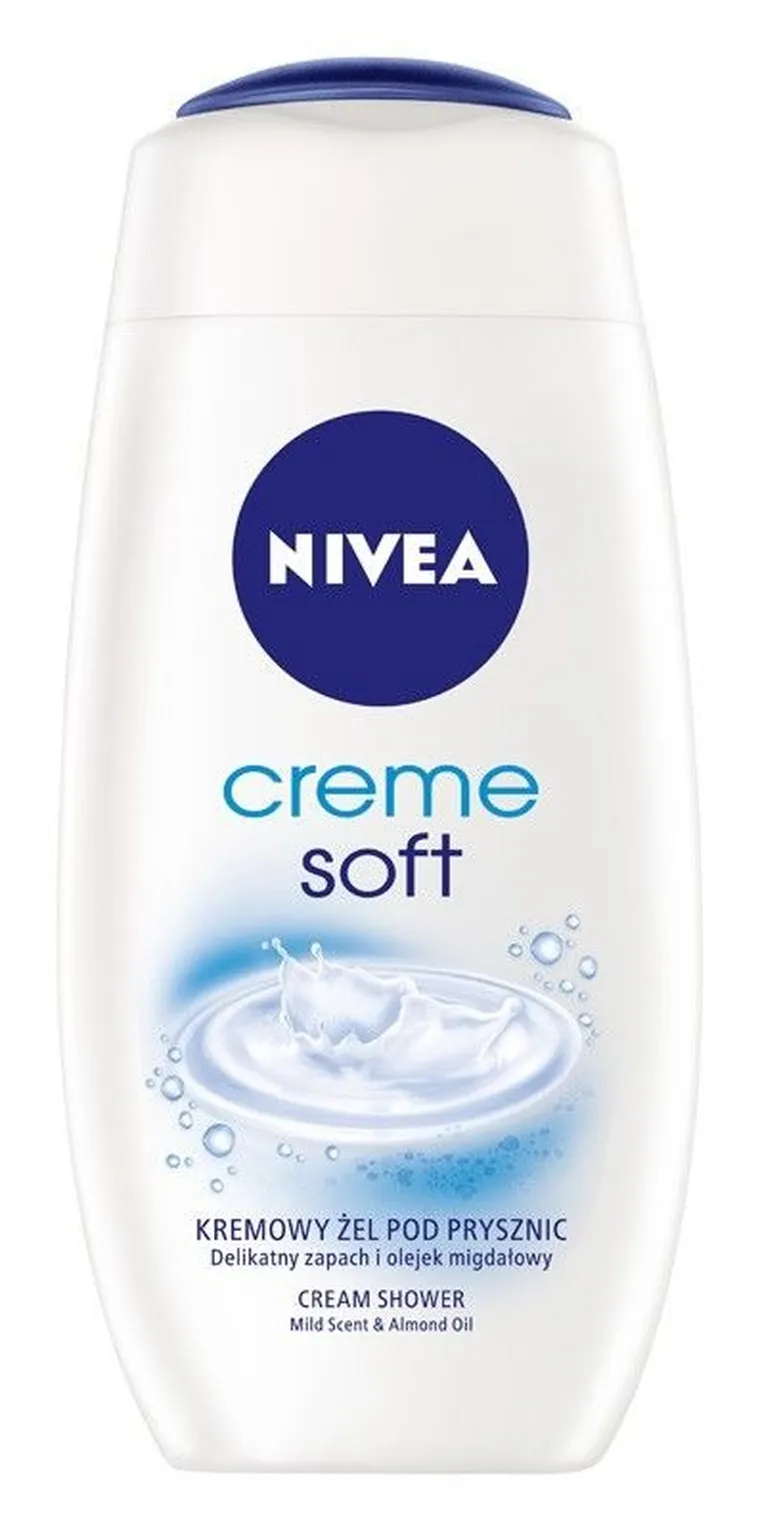 Nivea, Cream Shower, kremowy żel pod prysznic z olejkiem migdałowym, Creme Soft, 250 ml