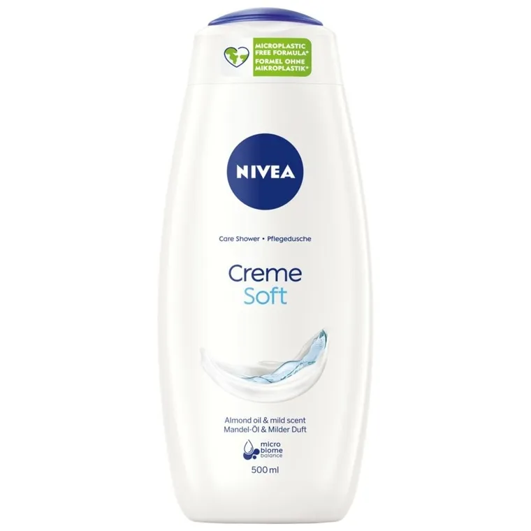 Nivea, Creme Soft, Care Shower, pielęgnujący żel pod prysznic, 500 ml