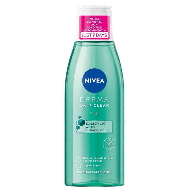 Nivea, Derma Skin Clear, tonik normalizujący, 200 ml