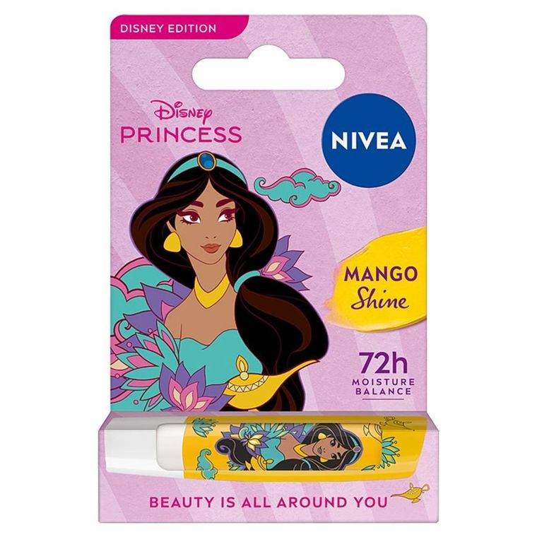 Nivea, Disney Edition, pielęgnująca pomadka do ust, Mango Shine, 4.8g
