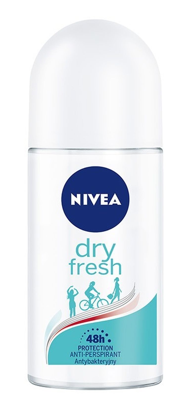 Nivea, Dry Fresh, dezodorant, roll-on, damski, 50 ml