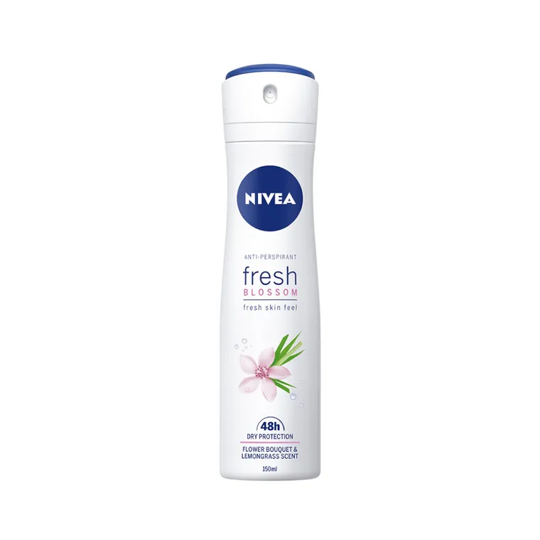 Nivea, Fresh Blossom 48h, dezodorant, spray damski, 150 ml