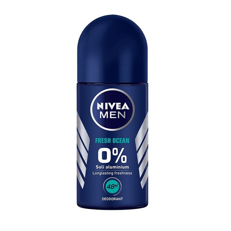 Nivea, Fresh Ocean, dezodorant roll-on męski, 50 ml