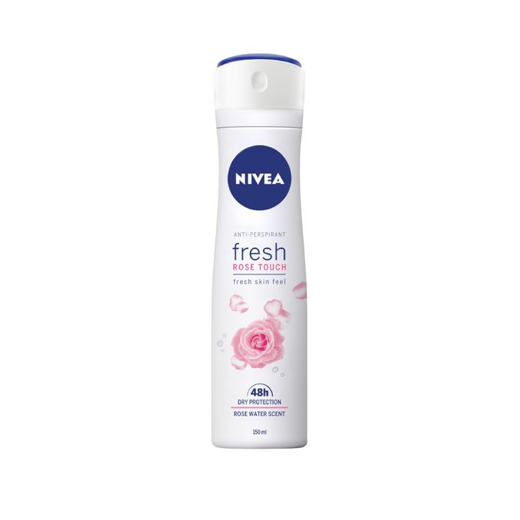 Nivea, Fresh Rose Touch 48h, dezodorant, spray, damski, 150 ml