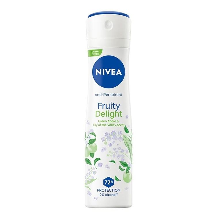 Nivea, Fruity Delight, antyperspirant damski w sprayu, 150 ml - wersja limitowana