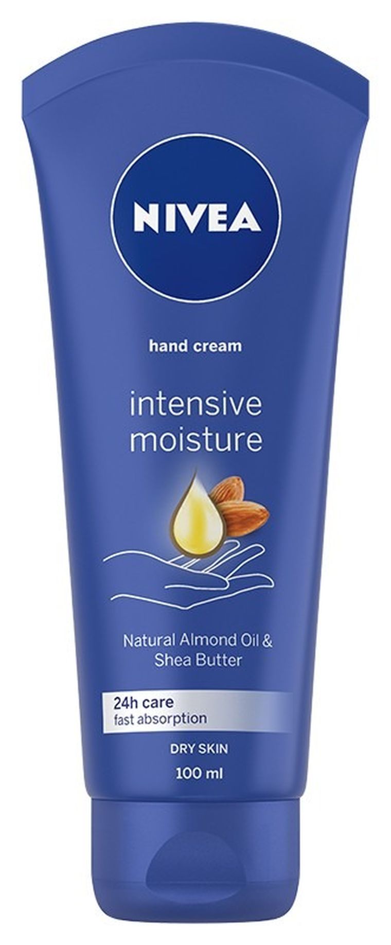 Nivea, Hand Cream, krem do rąk intensywnie nawilżający, Intensive Moisture, 100 ml