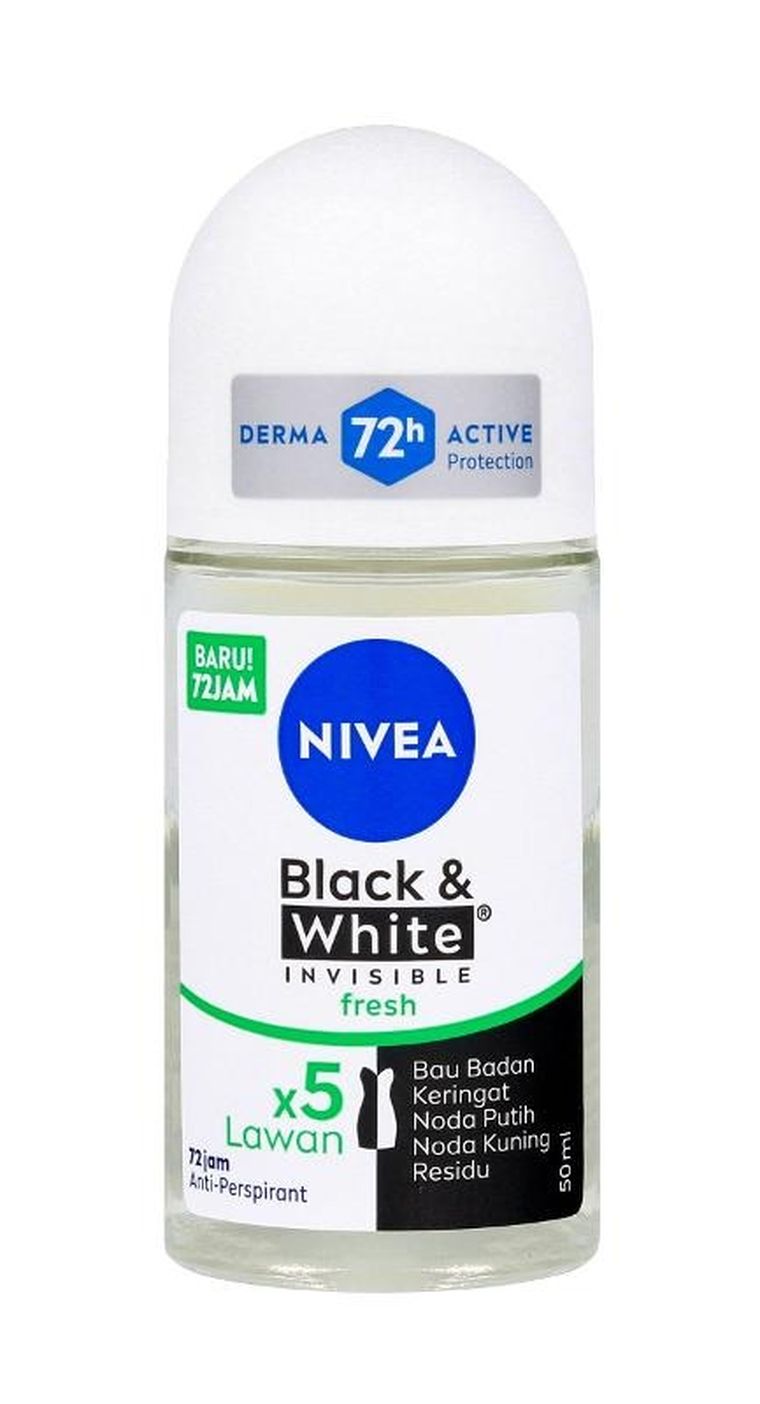 Nivea, Invisible Black & White, antyperspirant w kulce, 50 ml