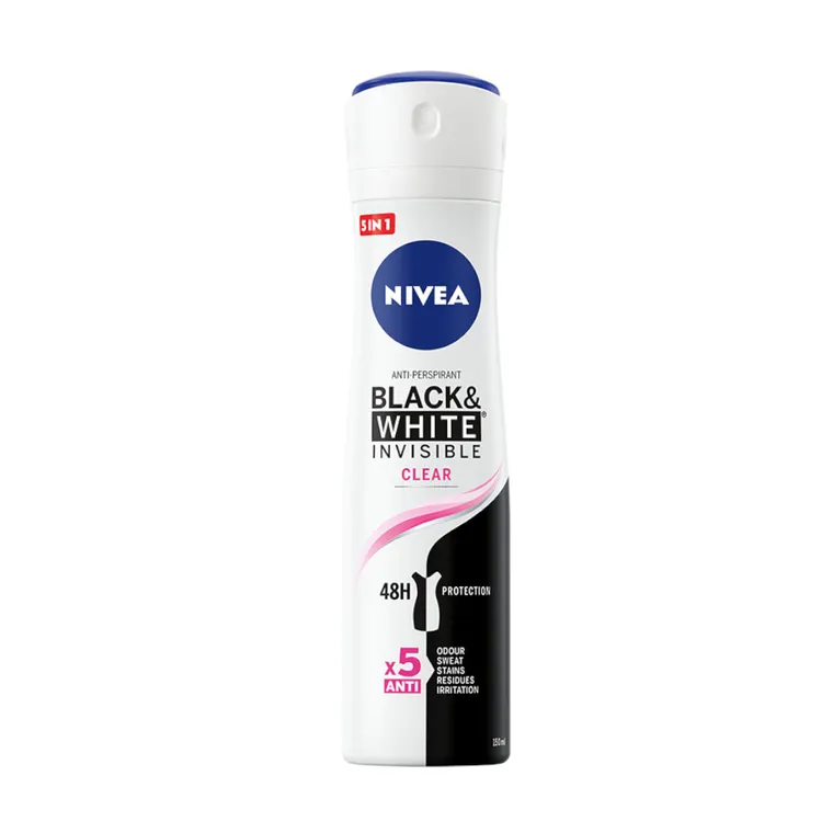 Nivea, Invisible Clear, dezodorant, spray, damski, 150 ml