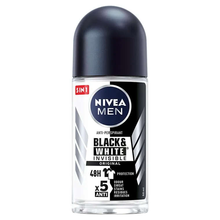 Nivea, Invisible Power, dezodorant, roll-on, męski, 50 ml