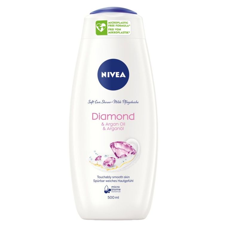 Nivea, kremowy olejek pod prysznic, Diamond Touch, 500 ml