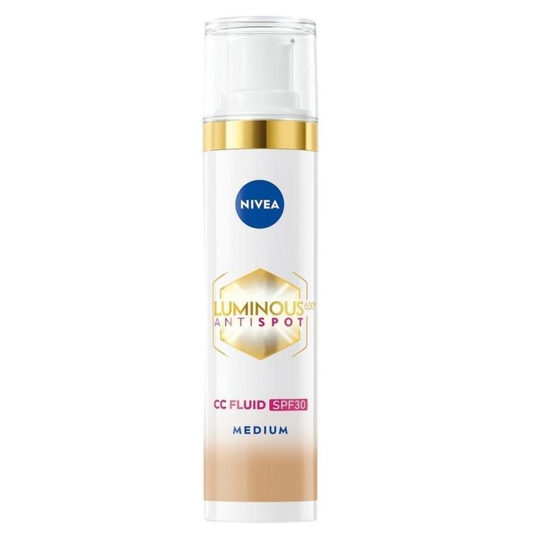 Nivea, Luminous630, krem CC przeciw przebarwieniom SPF30, 02 Medium, 40 ml