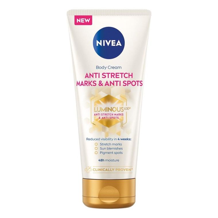 Nivea, Luminous630, krem do ciała przeciw rozstępom, 200 ml