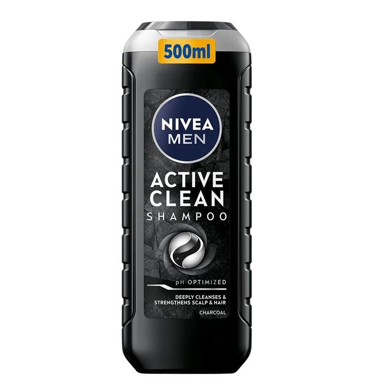 Nivea, Men Active Clean, szampon dla mężczyzn, 500 ml