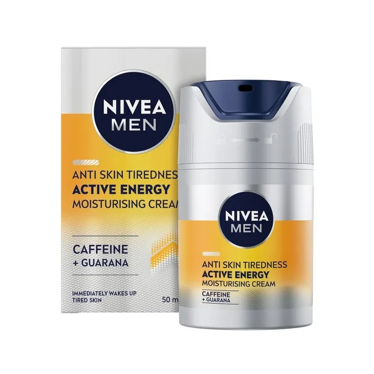 Nivea, Men Active Energy, energetyzujący krem do twarzy, 50 ml