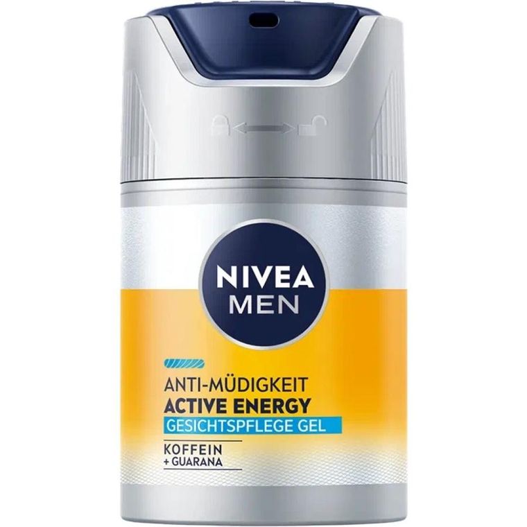 Nivea, Men Active Energy, energetyzujący krem-żel do twarzy, 50 ml