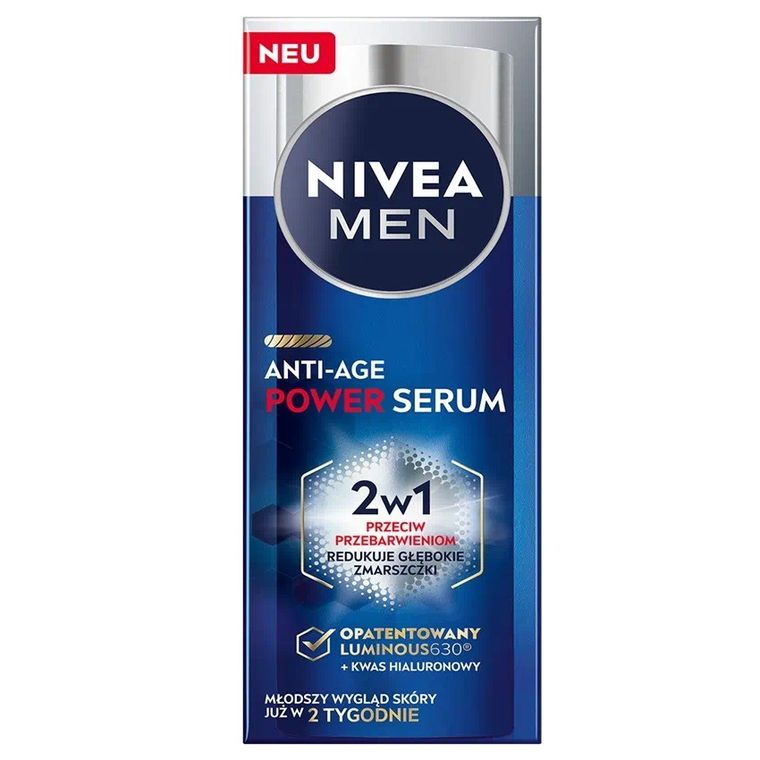 Nivea, Men Anti-Age Power Serum 2in1, intensywne serum przeciw przebarwieniom, 30 ml